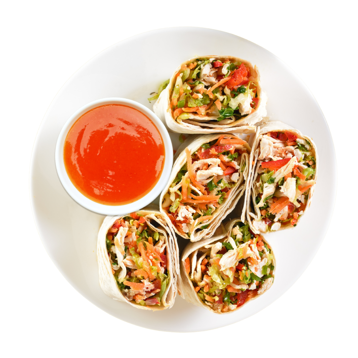 Manchurian Chicken Wrap