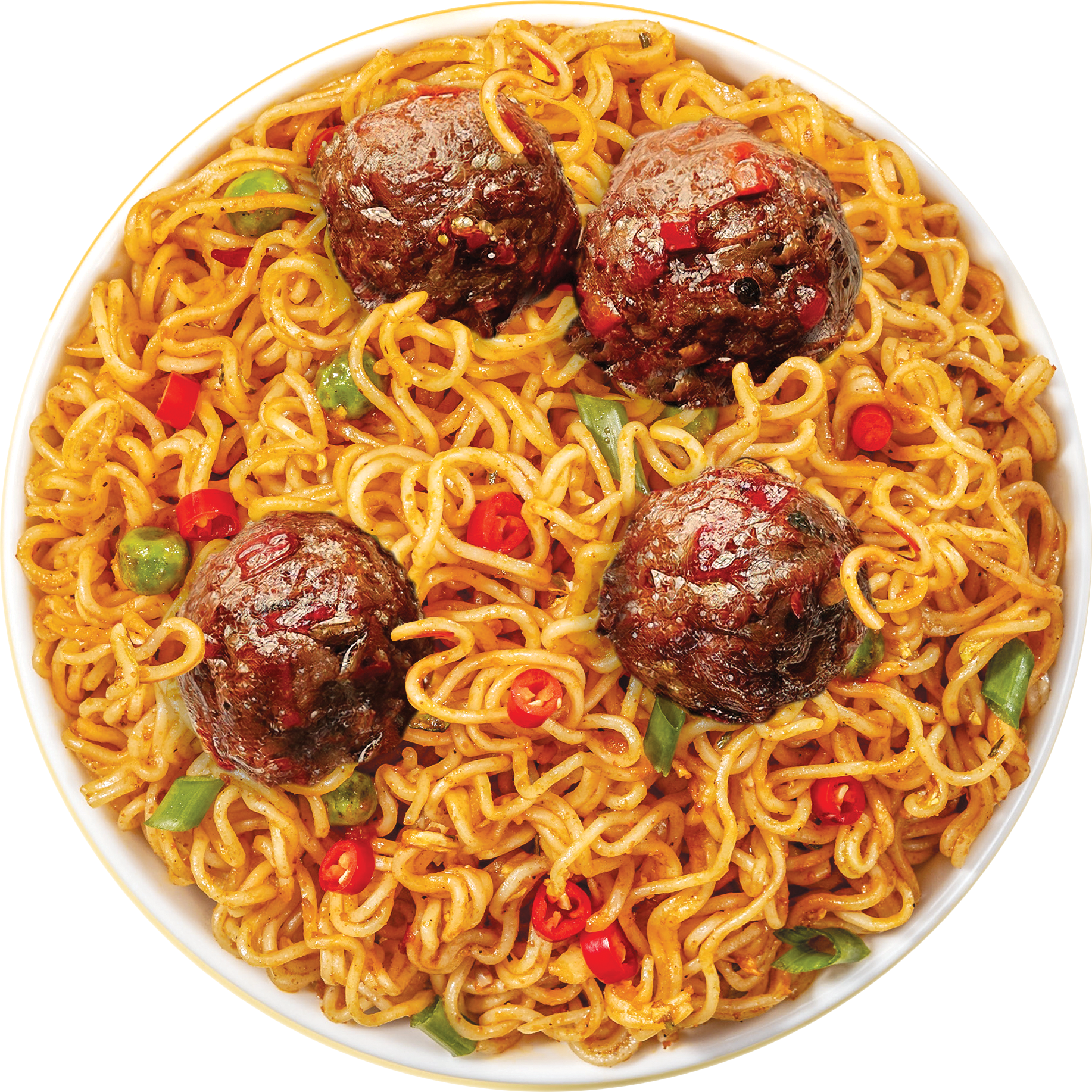 Hot Manchurian Noodle Bowl